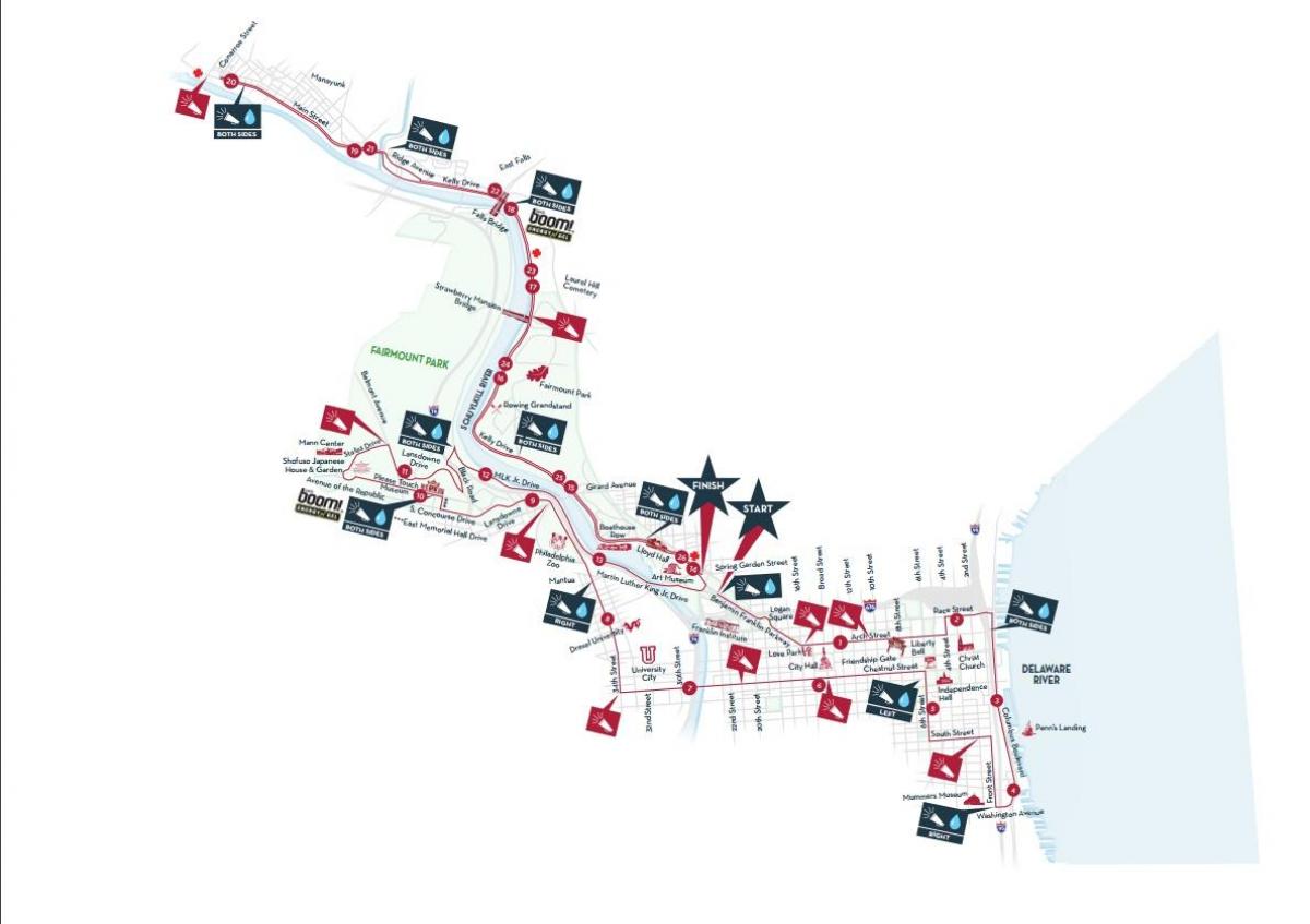 Philadelphia maratone hartë 2015