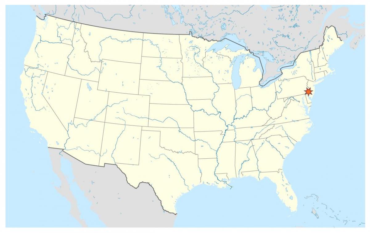 Filadelfia në hartë të botës