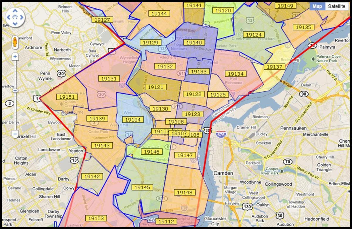 hartë më të madhe në zonën e Filadelfias