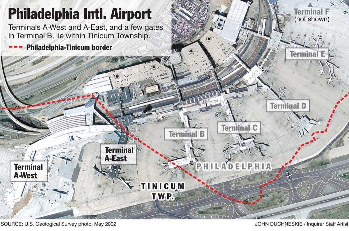 Philadelphia terminal hartë