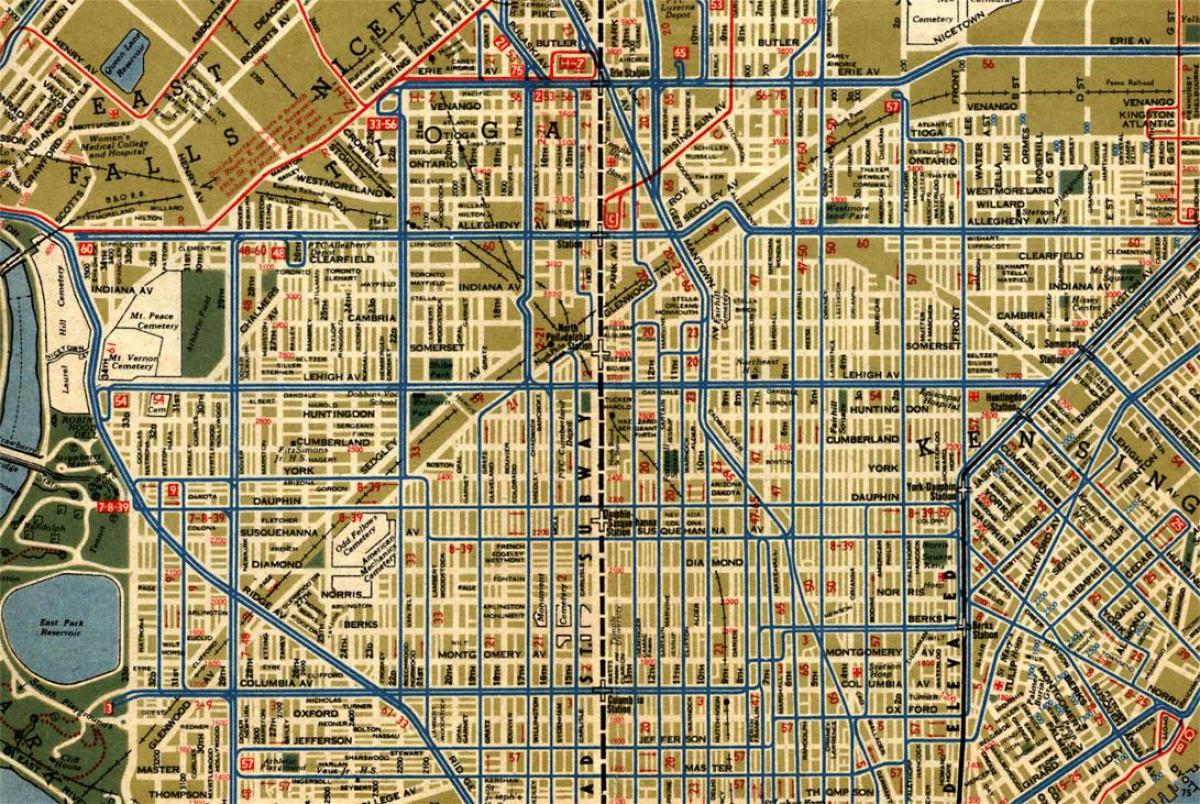 rrugë hartë të Filadelfias