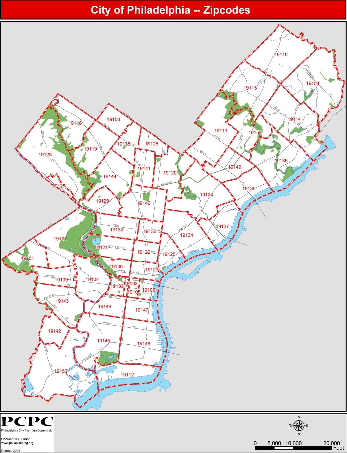 harta e Philly pa