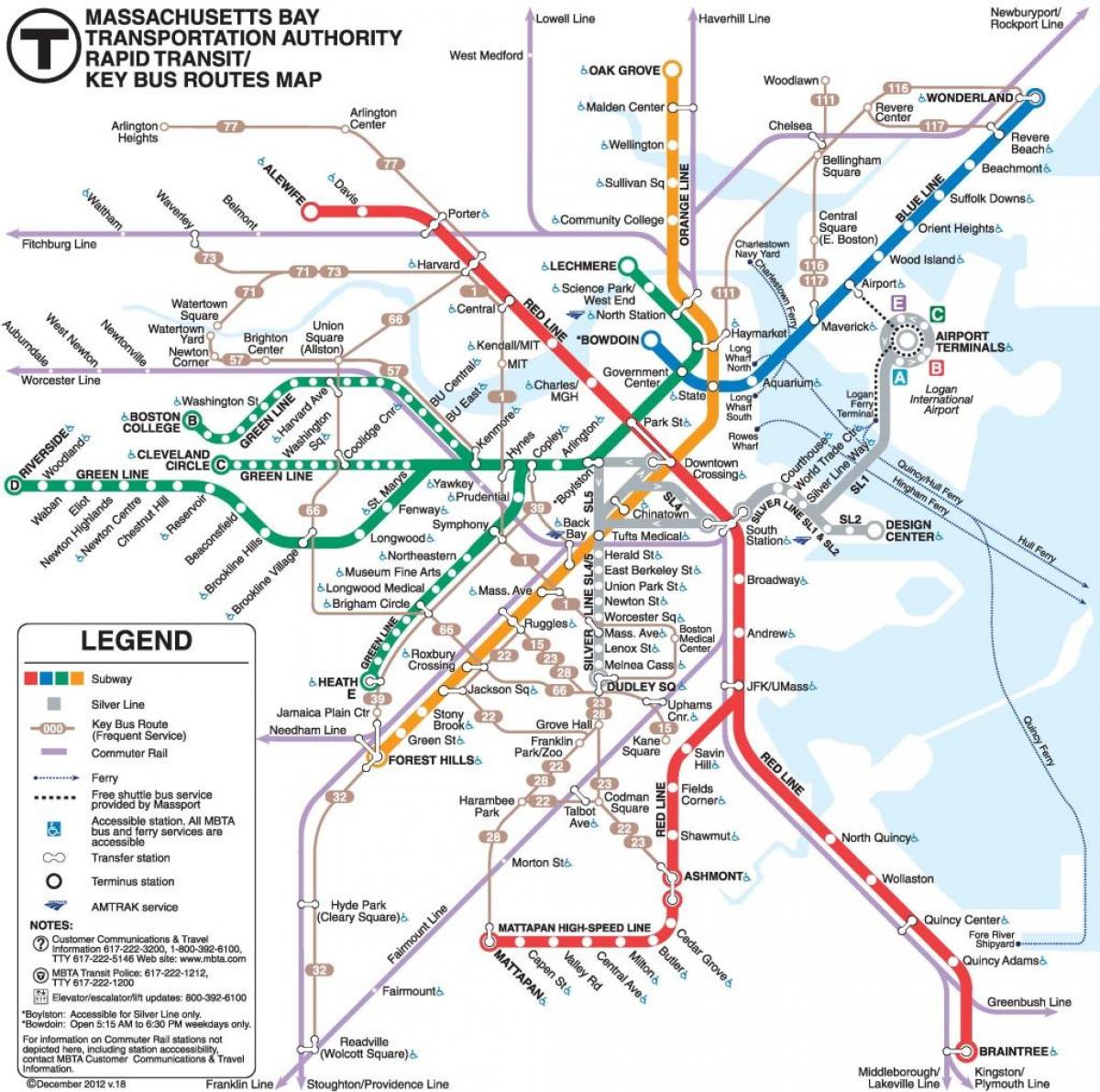 Philadelphia e transportit publik hartë