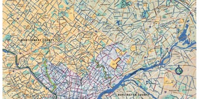 Philly biçikletë hartë