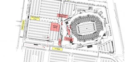 Lincoln fushën financiare parking hartë