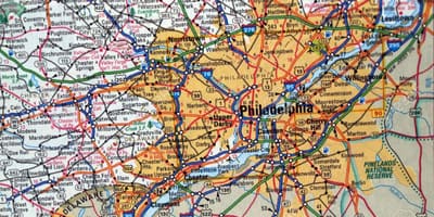 Harta e Philadelphia pa