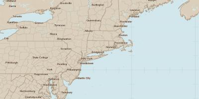 Radari hartë Filadelfias